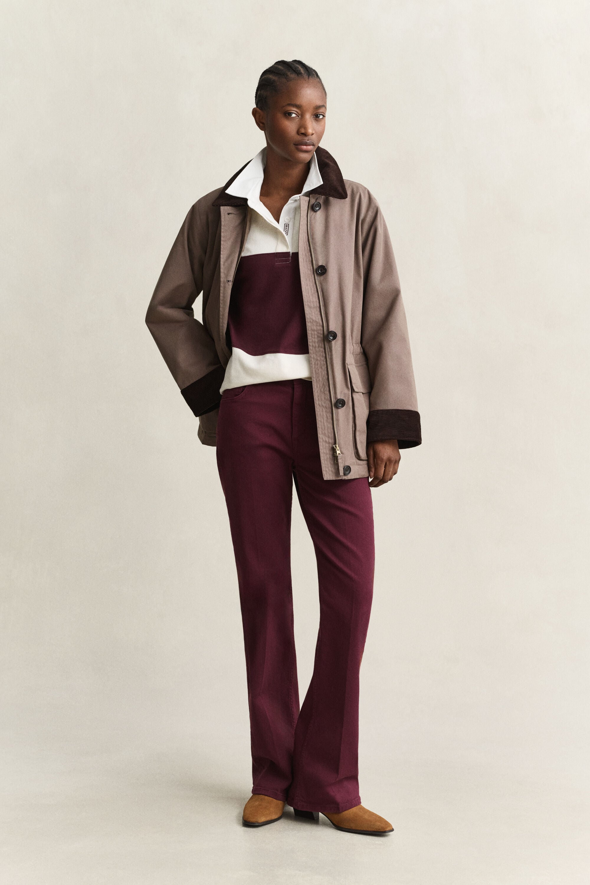 Color Block Heavy Rugger
