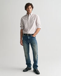 Regular Fit Vintage Wash Jeans