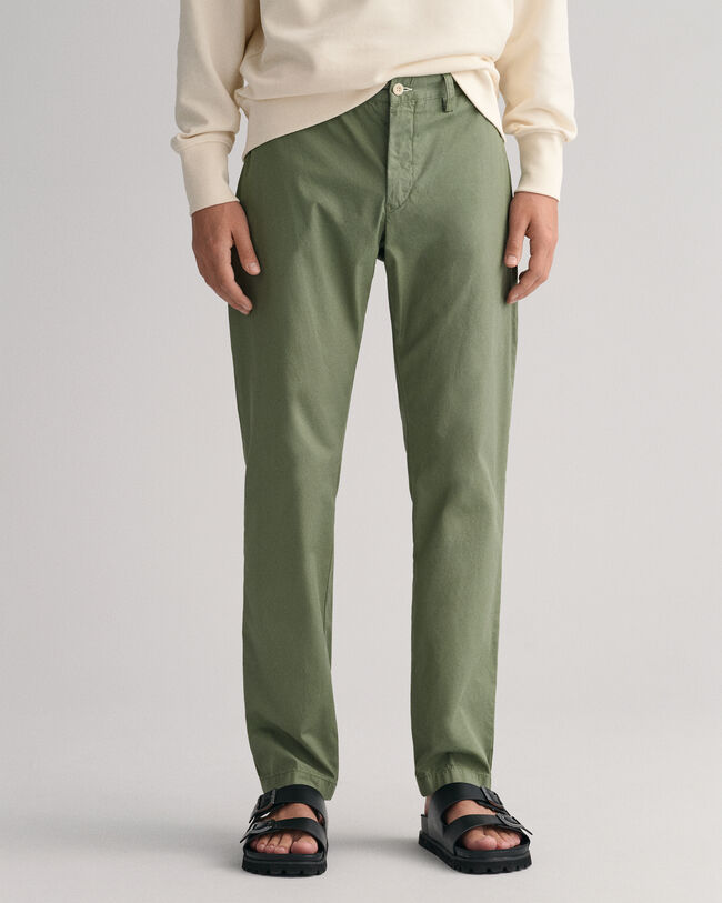 Hallden Slim Fit Sunfaded Chinos