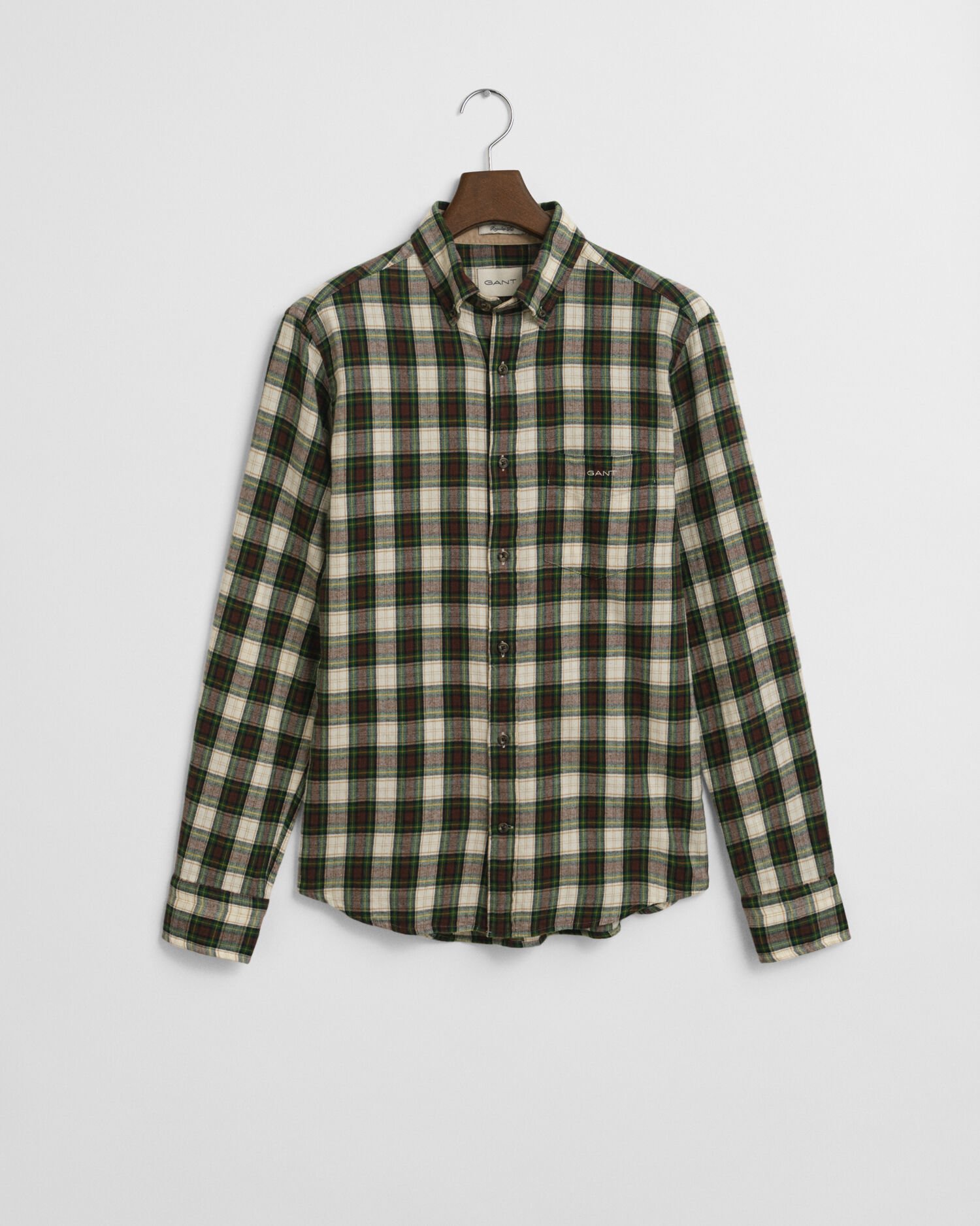 Regular Fit Checked Windblown Flannel Shirt