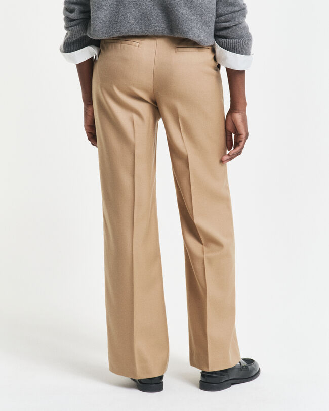Tailored Wool Blend Pants