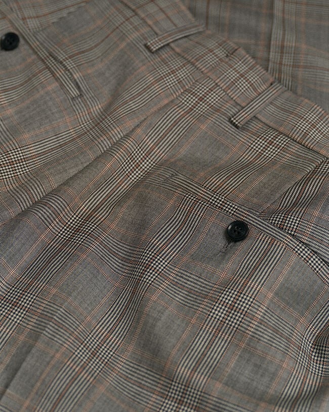 Glen Check Suit Pants
