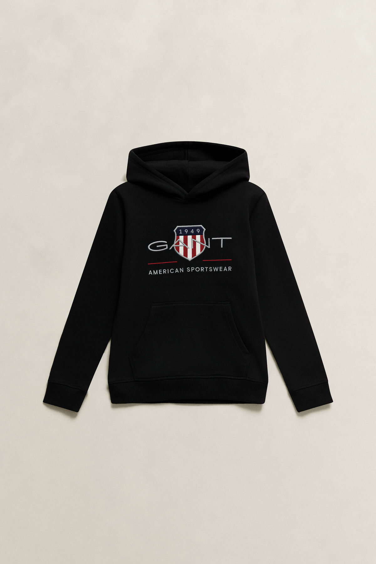 Teens Archive Shield Hoodie — BLACK