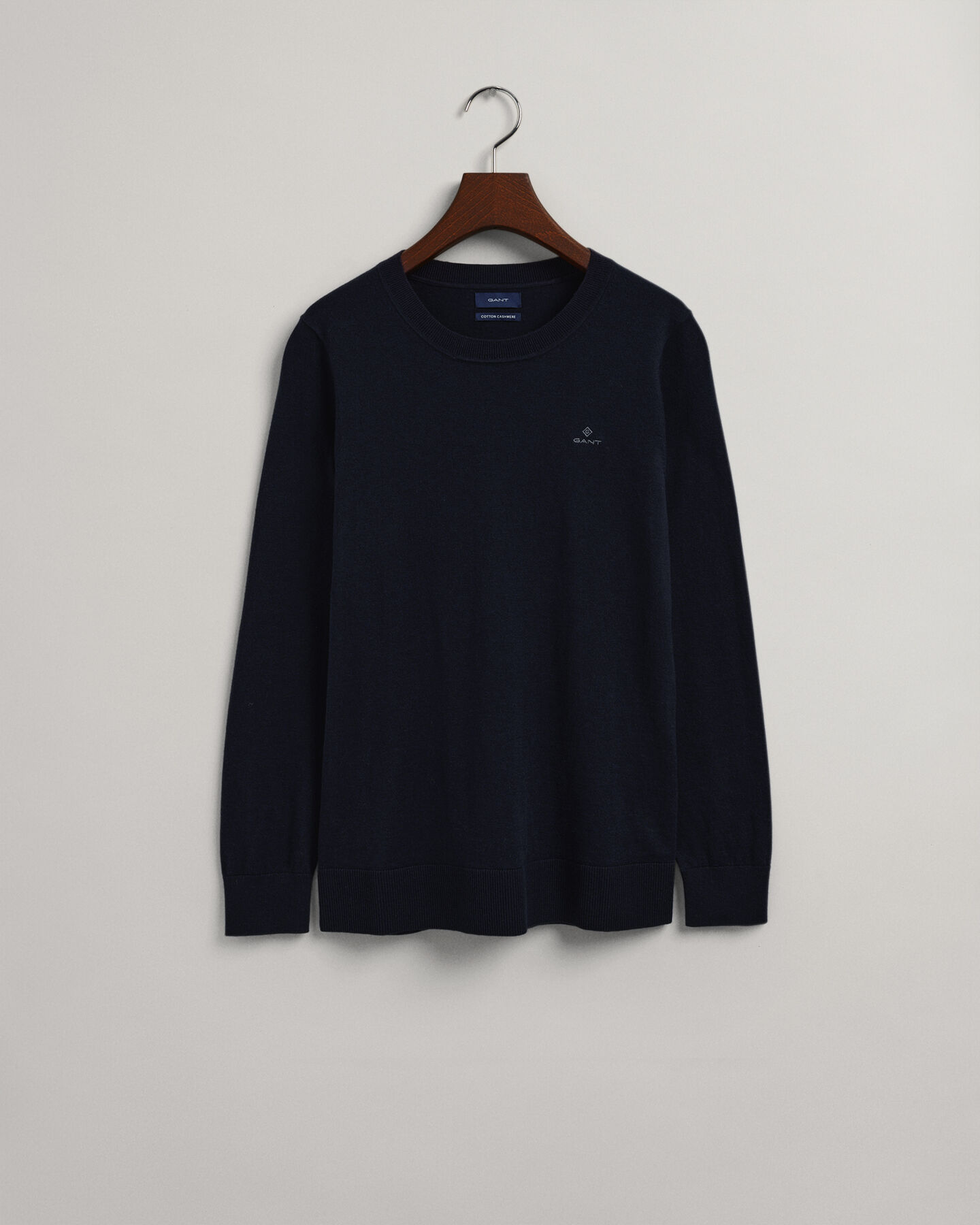 Cotton Cashmere Crew Neck Sweater