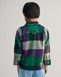 Kids Shield Checked Overshirt