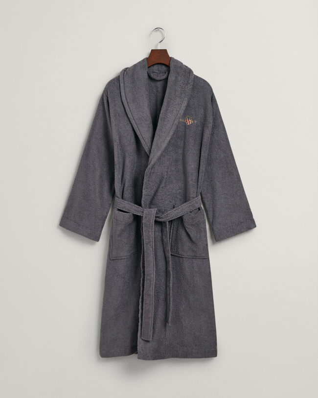 Archive Shield Terry Cloth Robe GANT