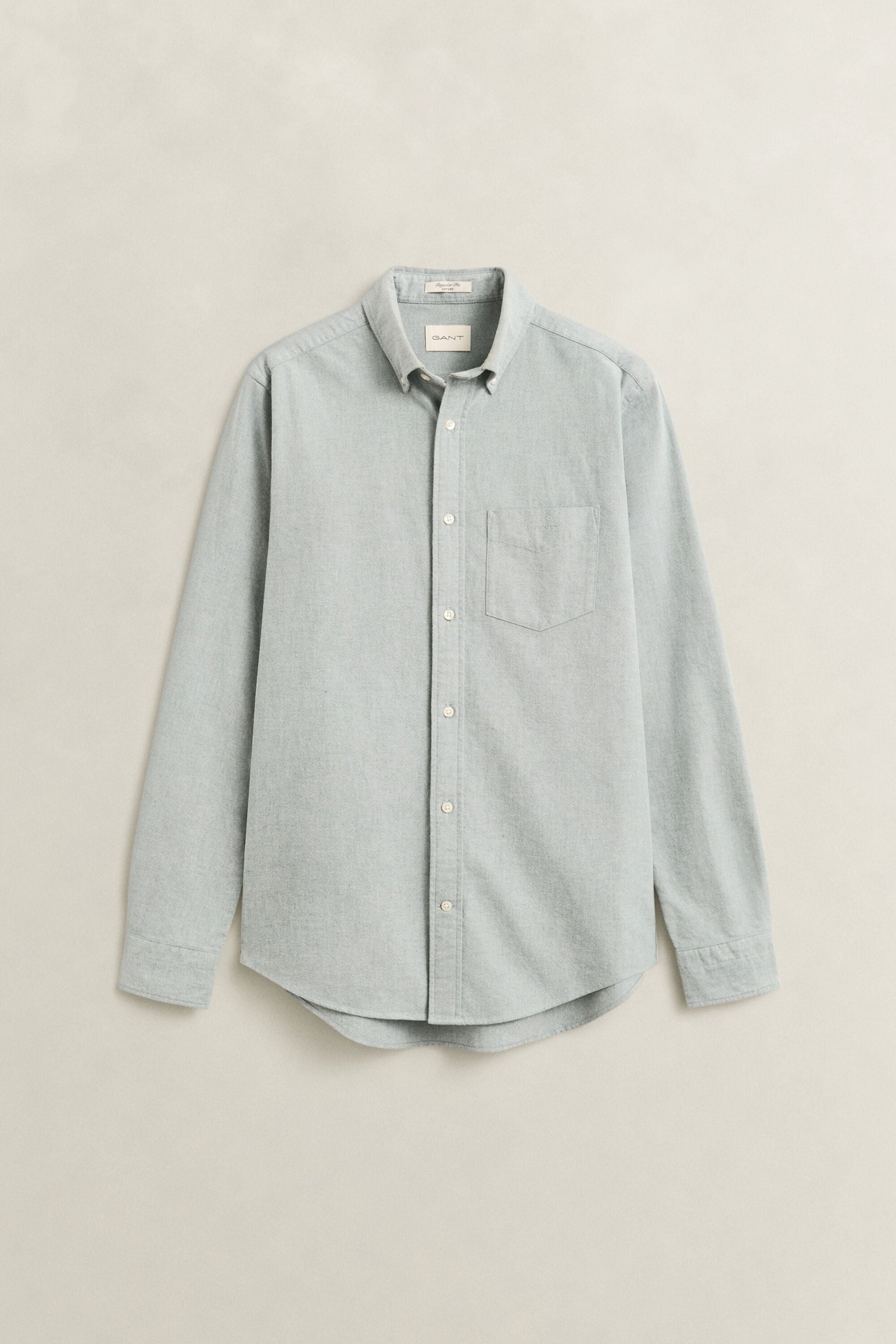 Brushed Oxford Shirt — DARK EMERALD
