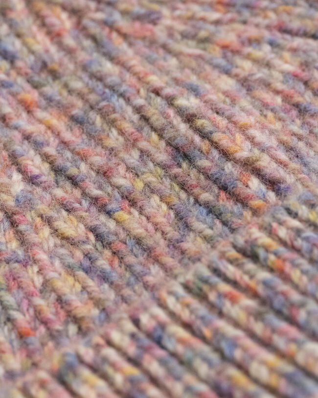 Ribbed Multicolored Beanie