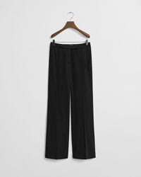 Wool Blend Flared Tuxedo Pants