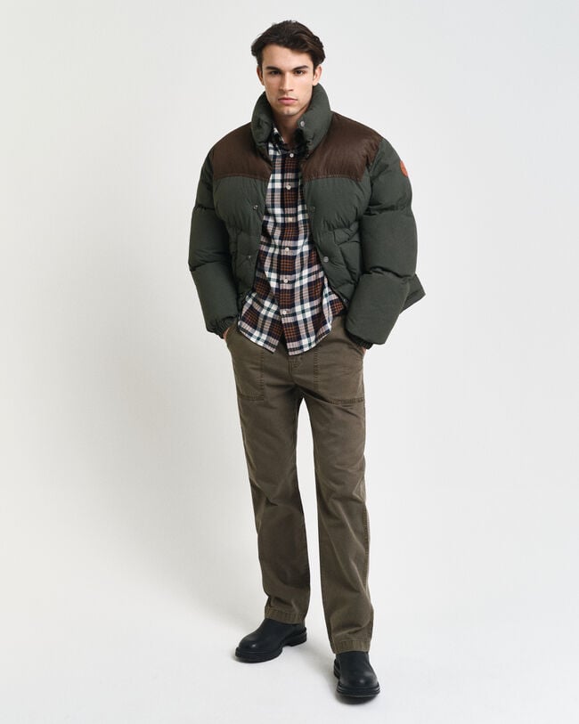 Regular Fit Plaid Flannel Shirt