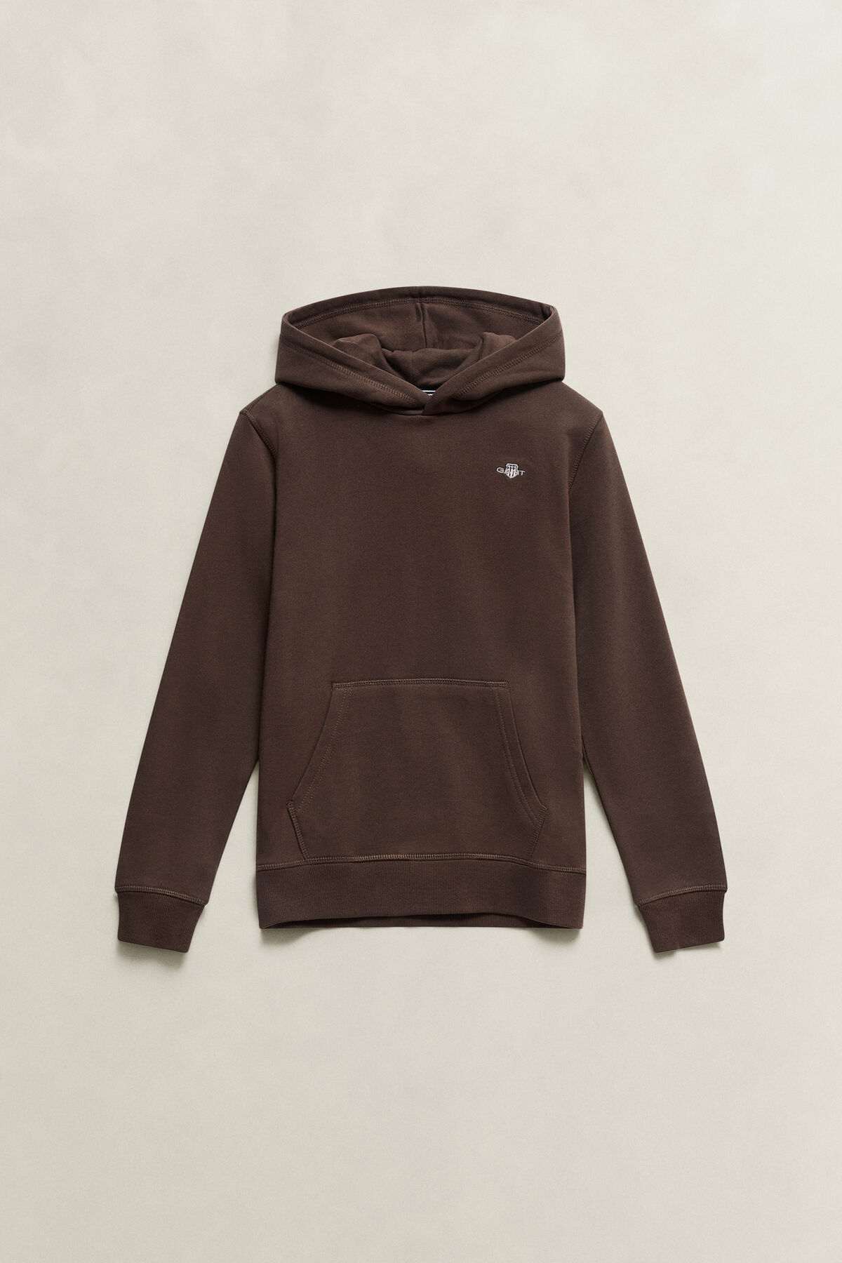 Teens Shield Hoodie — SHADOW BROWN