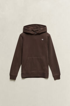 Teens Shield Hoodie — SHADOW BROWN 2