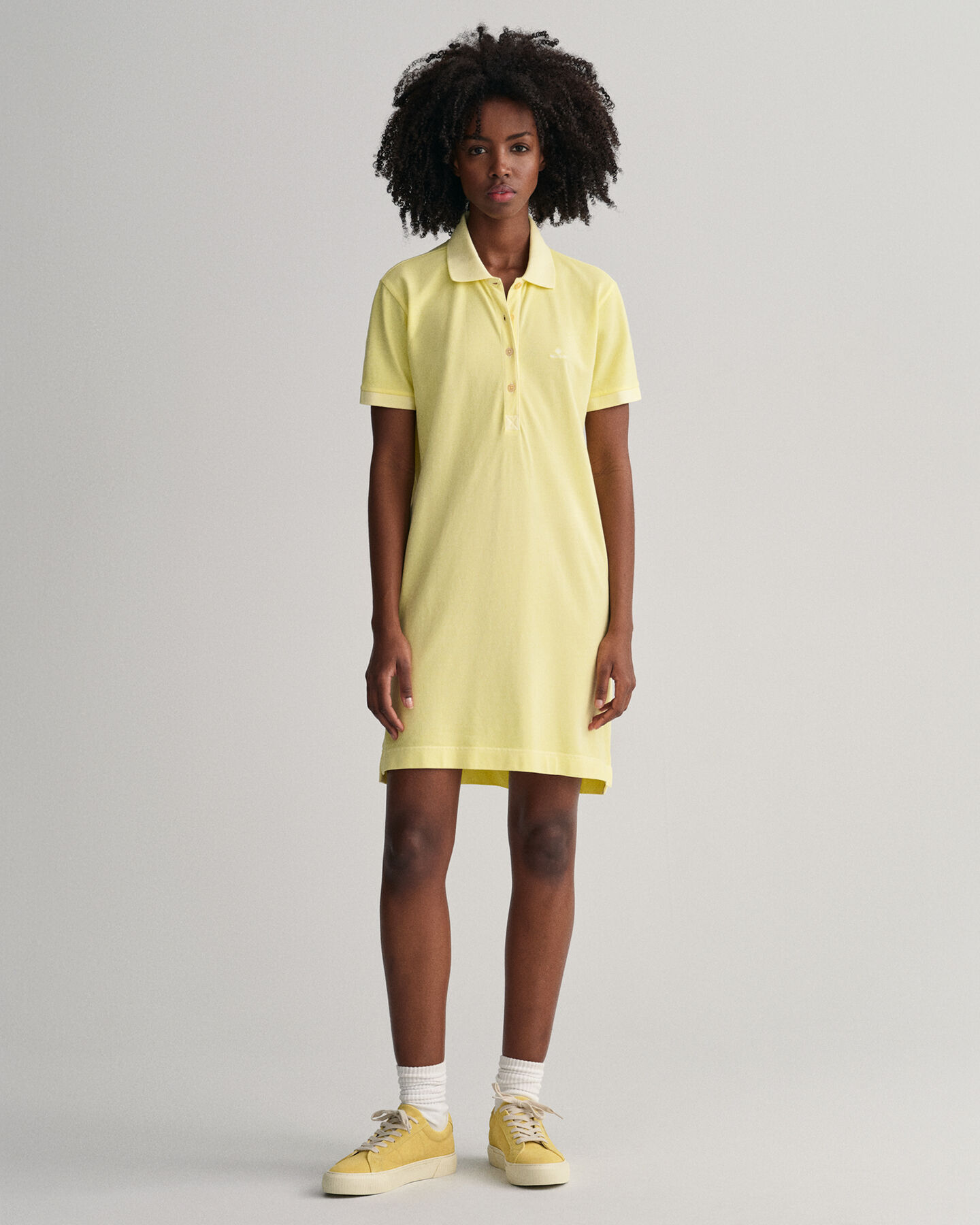 Sunfaded Piqu&eacute; Polo Dress