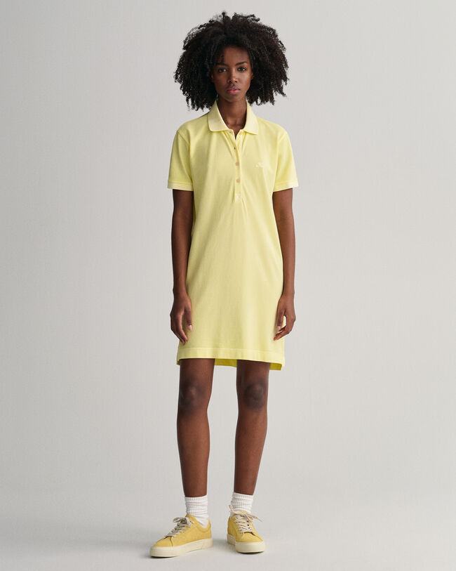 Sunfaded Piqu&eacute; Polo Dress