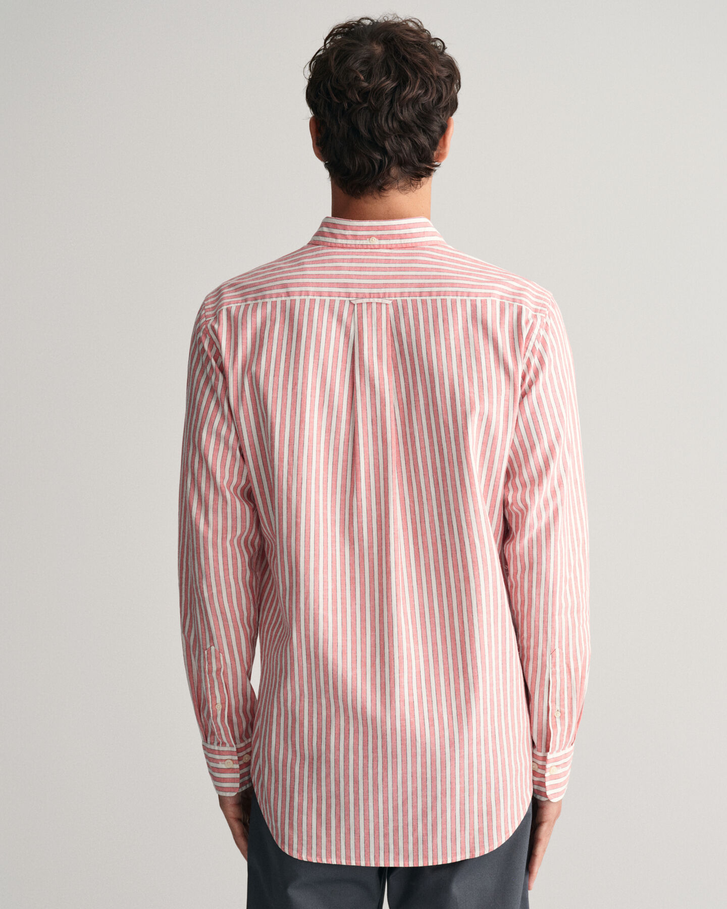 Regular Fit Striped Cotton Linen Shirt