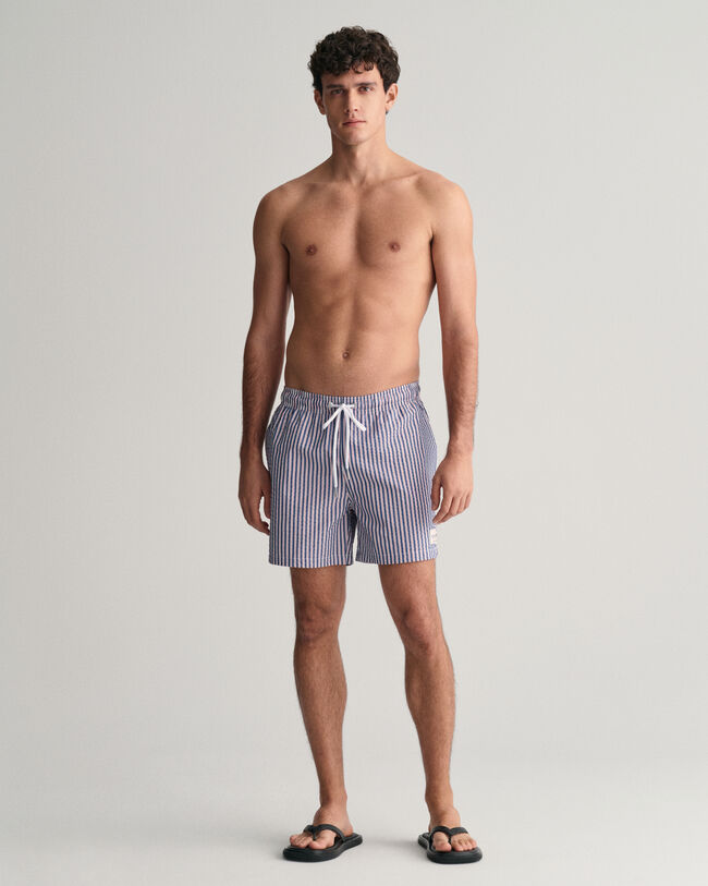 Seersucker Swim Shorts
