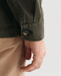 Garment-Dyed Overshirt