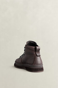 Blistown Leather Boots — DARK BROWN 3