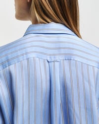 Relaxed Fit Striped Fluid Shirt