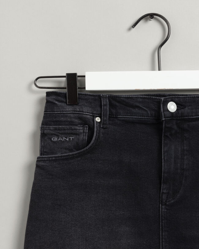 Teen Girls Fringe Denim Skirt