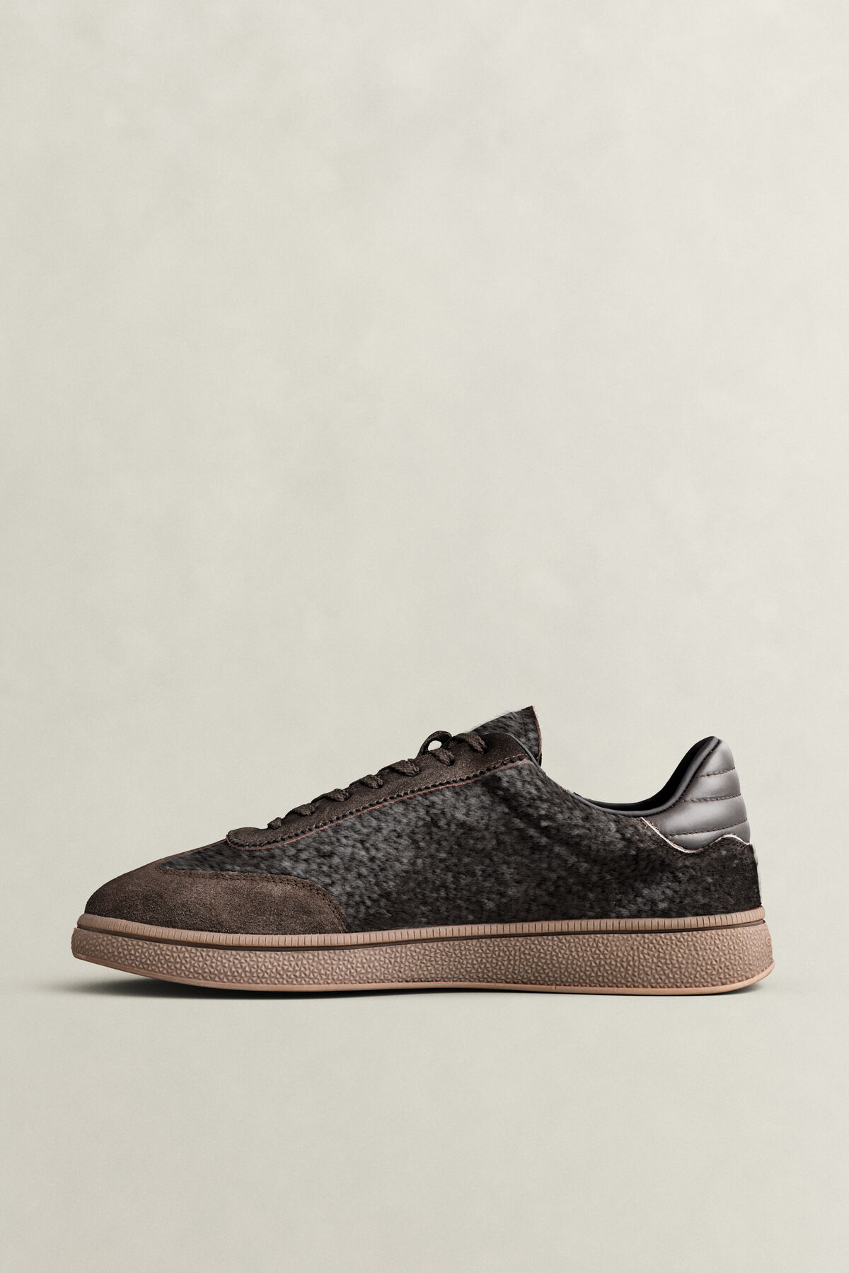 Cuzmo Suede Nylon Sneakers — WEATHERED BROWN