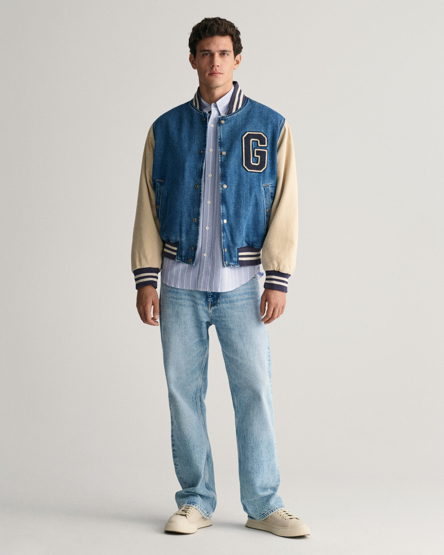 Relaxed Fit Striped Heritage Oxford Shirt