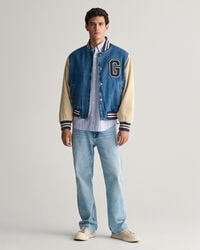 Relaxed Fit Striped Heritage Oxford Shirt