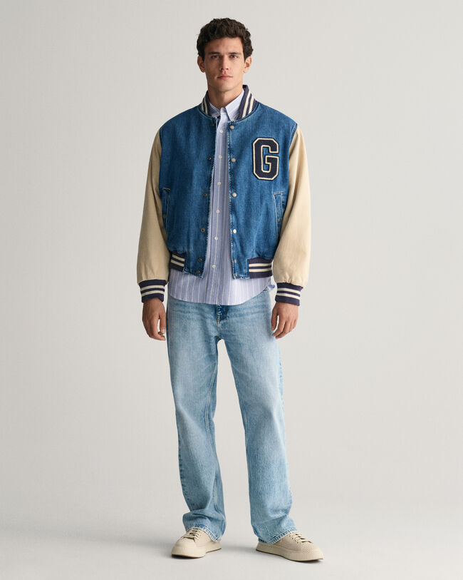 Relaxed Fit Striped Heritage Oxford Shirt