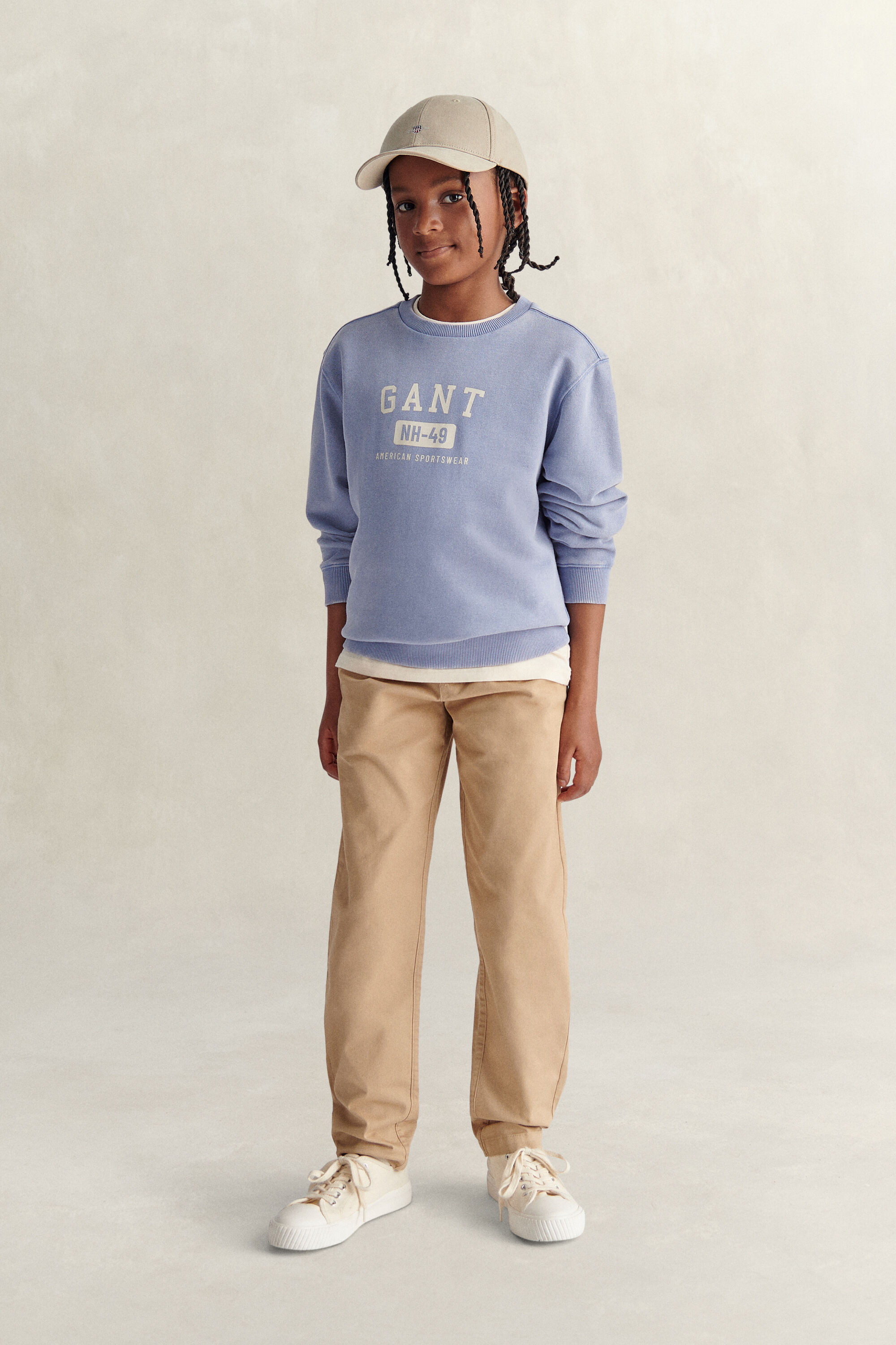Teen Boys Drawstring Chinos — DARK KHAKI