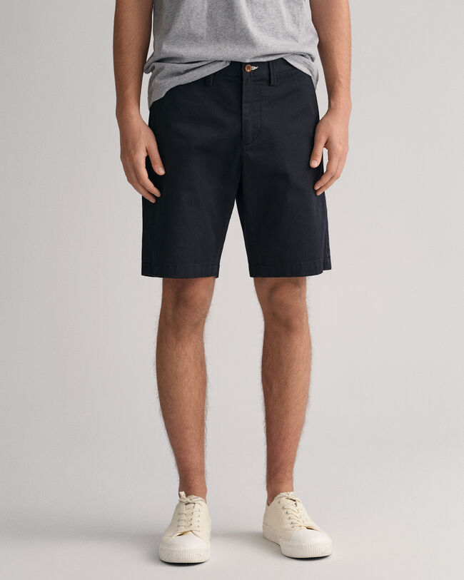 Hallden Slim Fit Twill Shorts