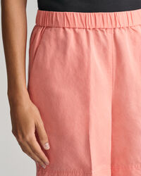 Relaxed Fit Linen Blend Pull-On Shorts