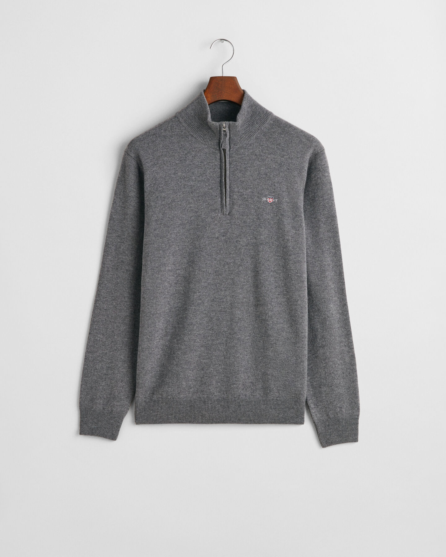 Superfine Lambswool Half-Zip Sweater
