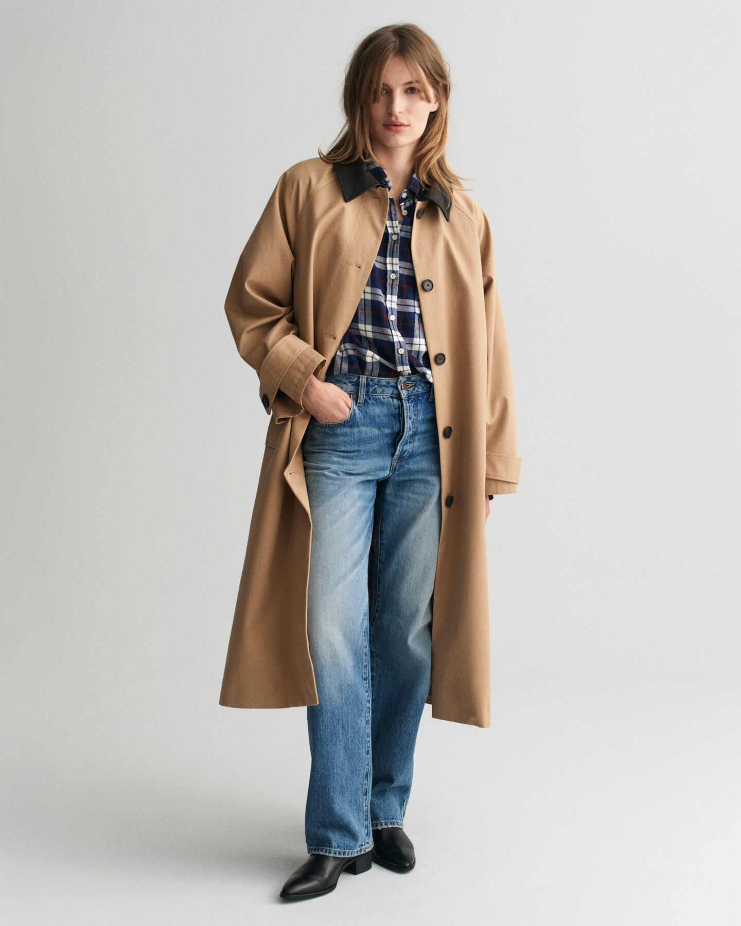 Relaxed Fit Checked Flannel Shirt