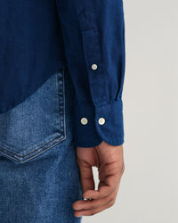 Regular Fit Indigo Oxford Shirt