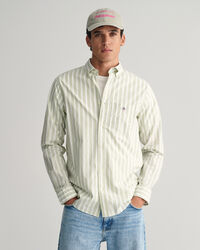 Regular Fit Wide Striped Poplin Shirt