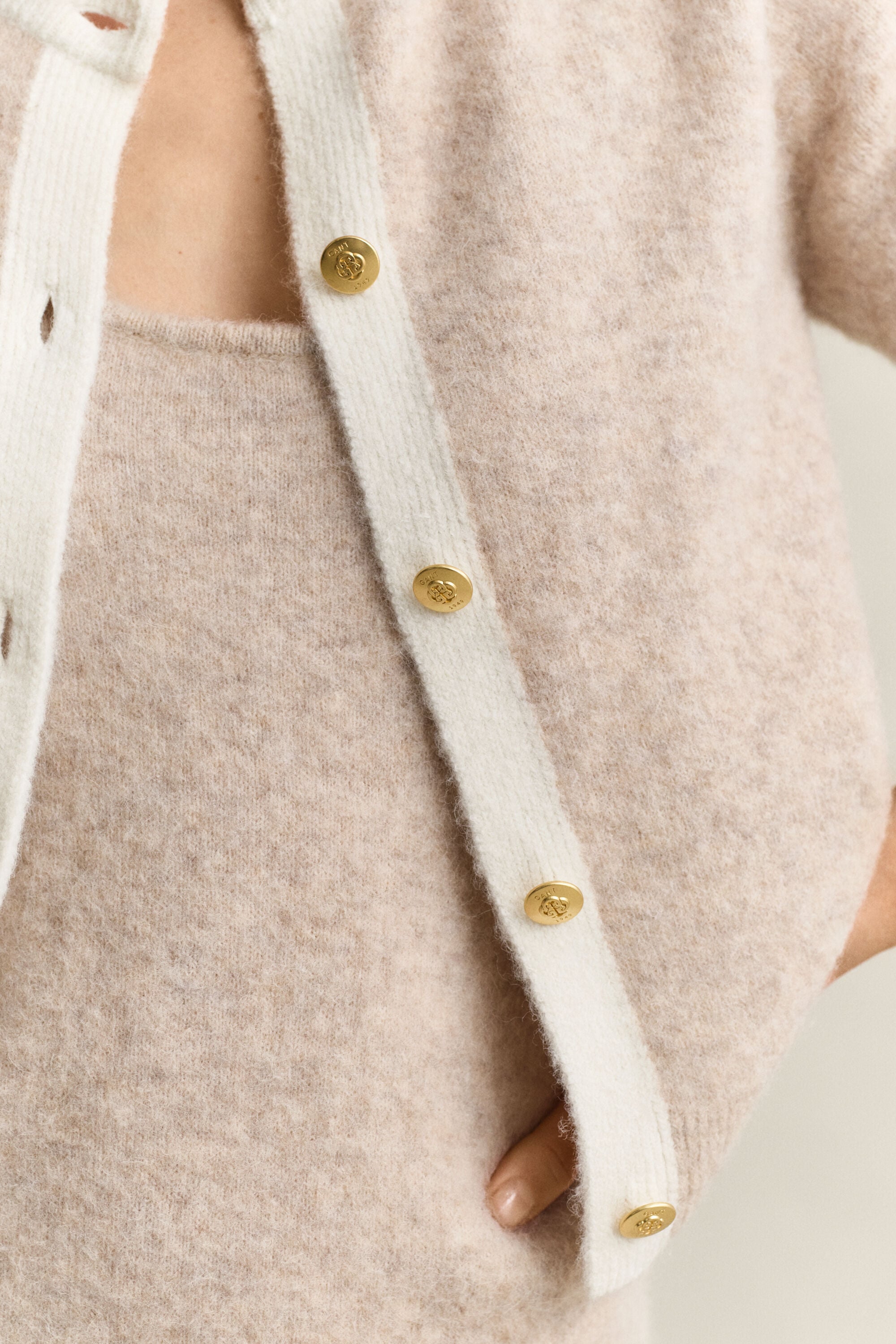 Alpaca Wool Blend Cardigan