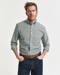 Regular Fit Classic Striped Poplin Shirt