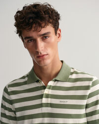 Multi Striped Piqu&eacute; Polo Shirt