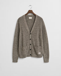 Wool Blend Mouliné Cardigan