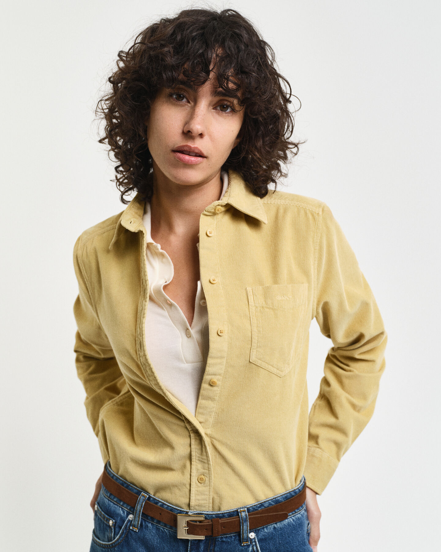 Regular Fit Corduroy Shirt