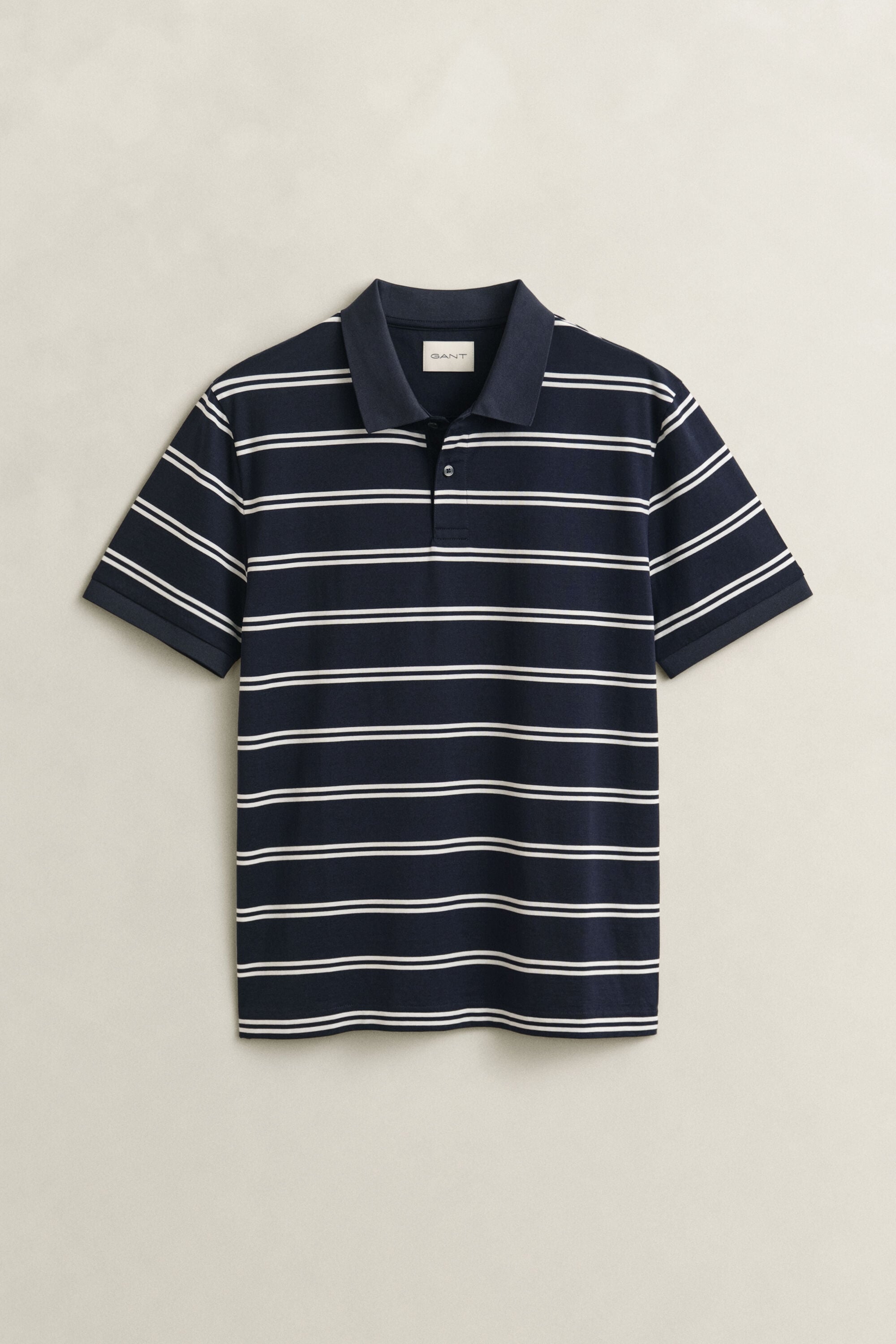 Striped Pima Cotton Polo Shirt