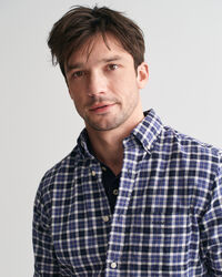 Regular Fit Checked Light Twill Shirt