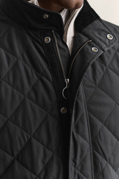 Quilted Vest — BLACK 5
