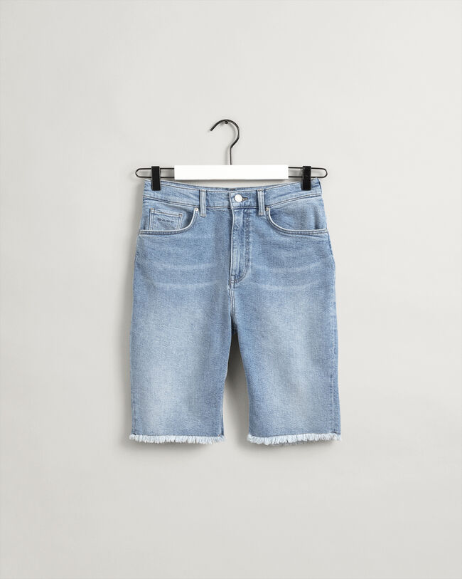 Teen Girls Denim Bermuda Shorts