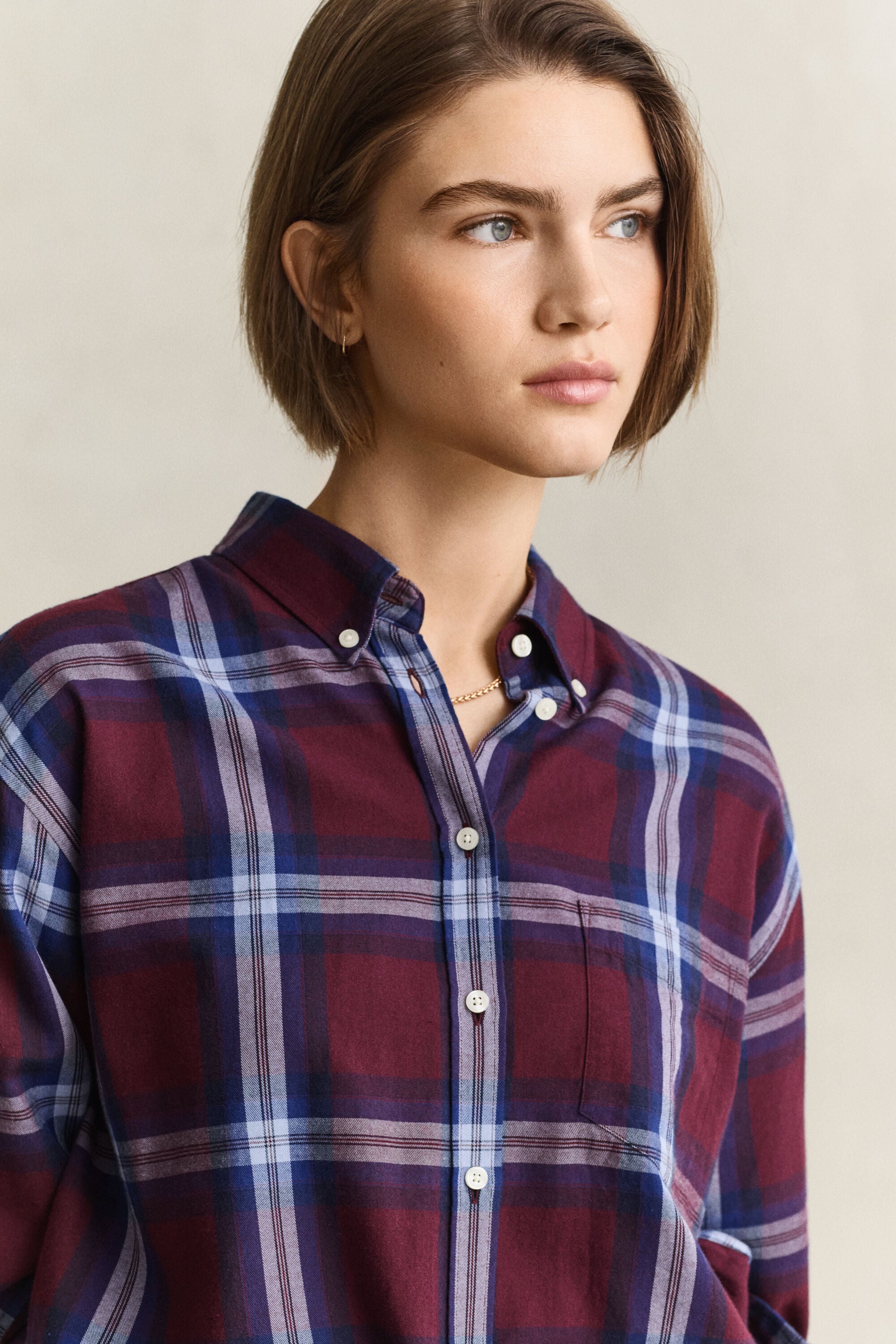 Relaxed Flannel Shirt