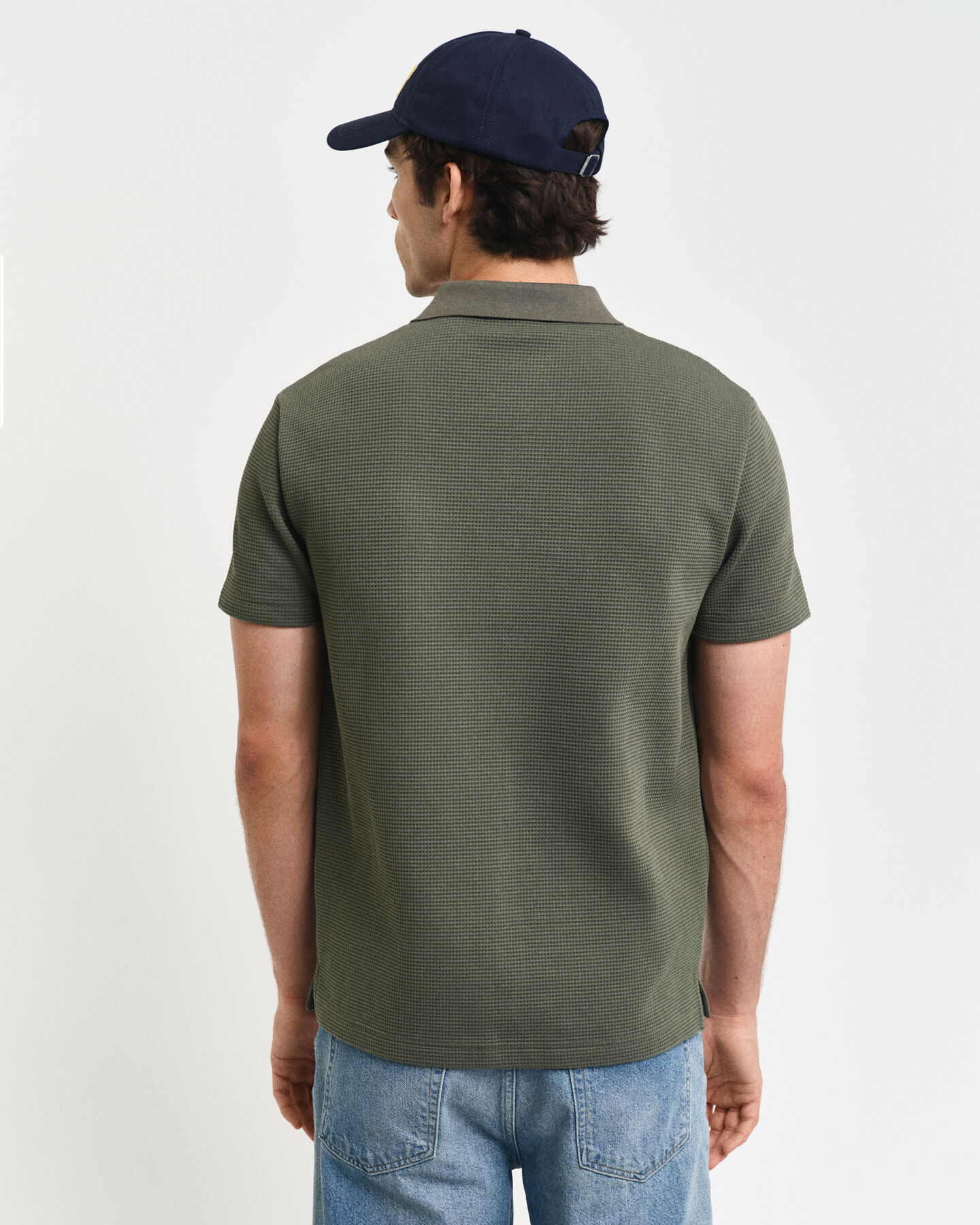 Waffle Textured Polo Shirt