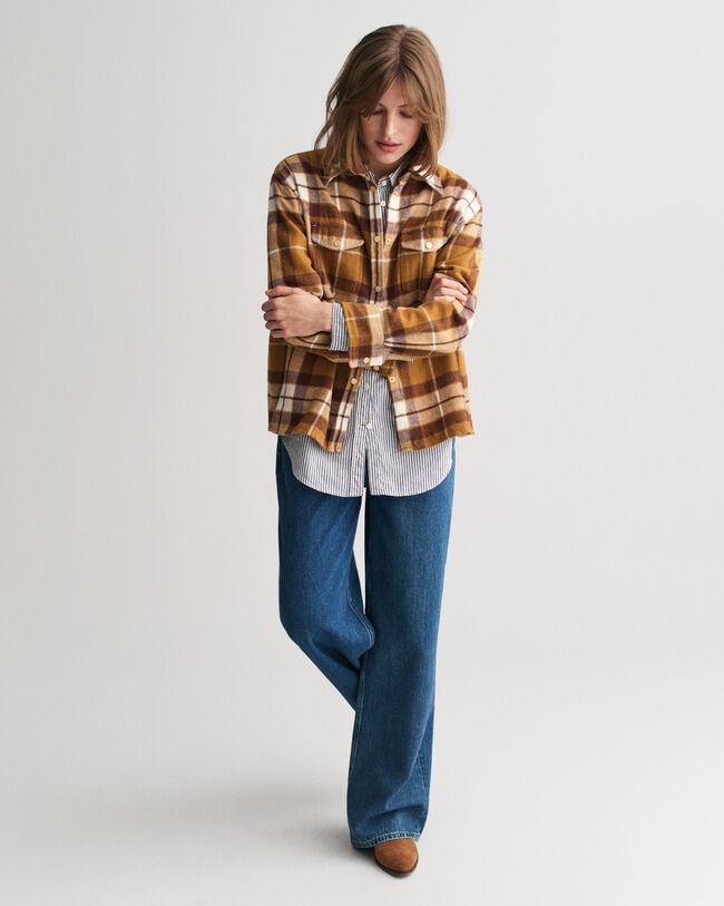 Checked Flannel Overshirt