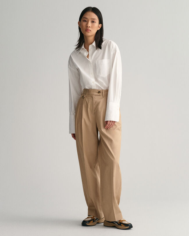 Pleated Chinos