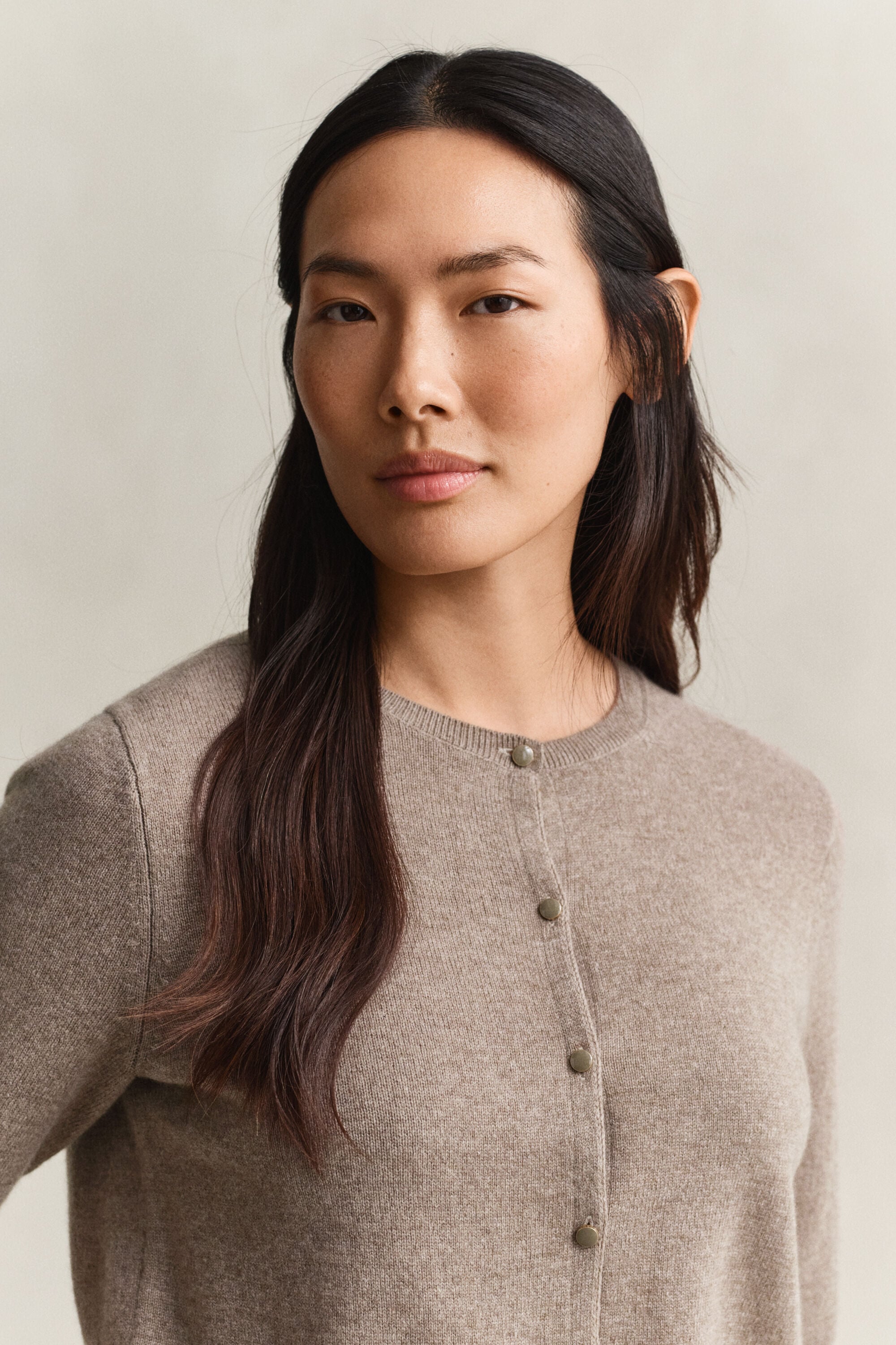 Cashmere Blend Short Sleeve Cardigan