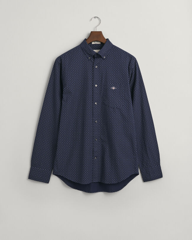 Regular Fit Micro Print Shirt